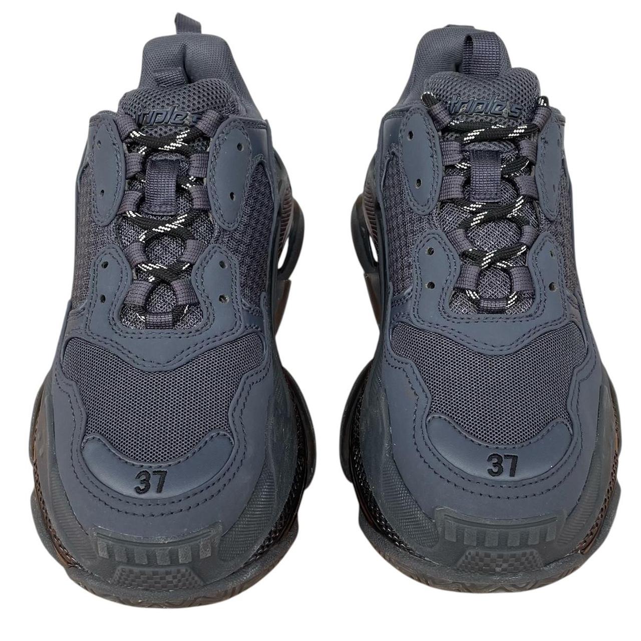 Balenciaga Triple S Navy Blue Mesh Trainers