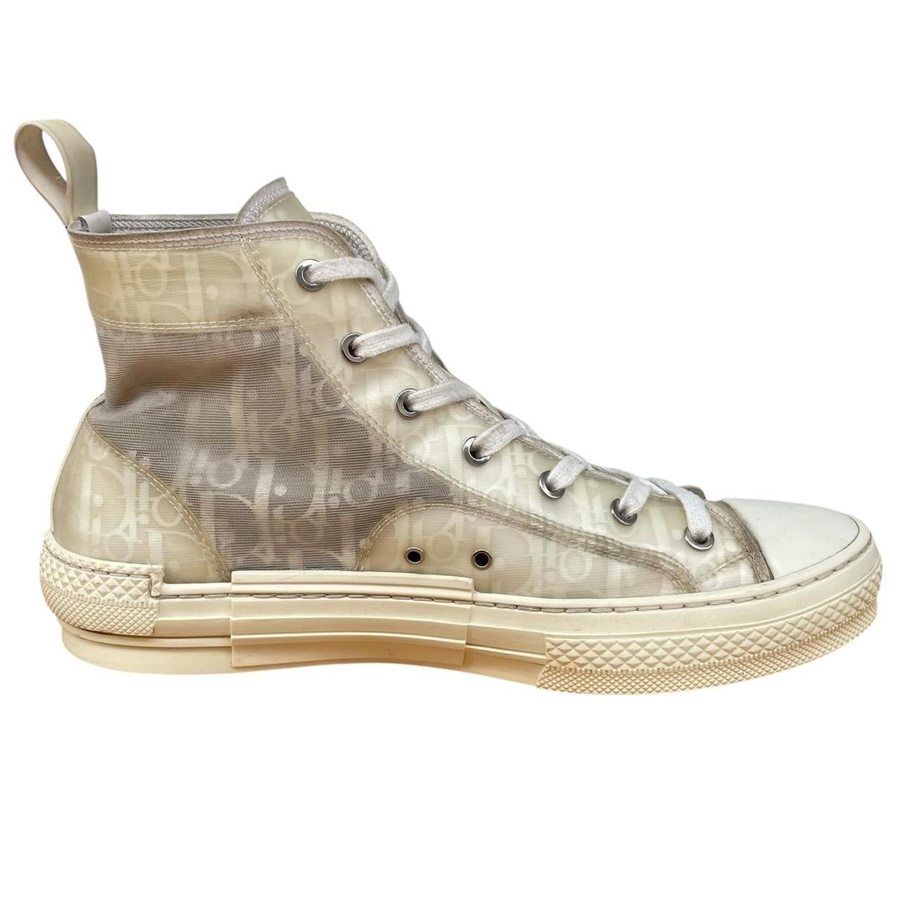 Christian Dior B23 White Oblique High Top Trainers