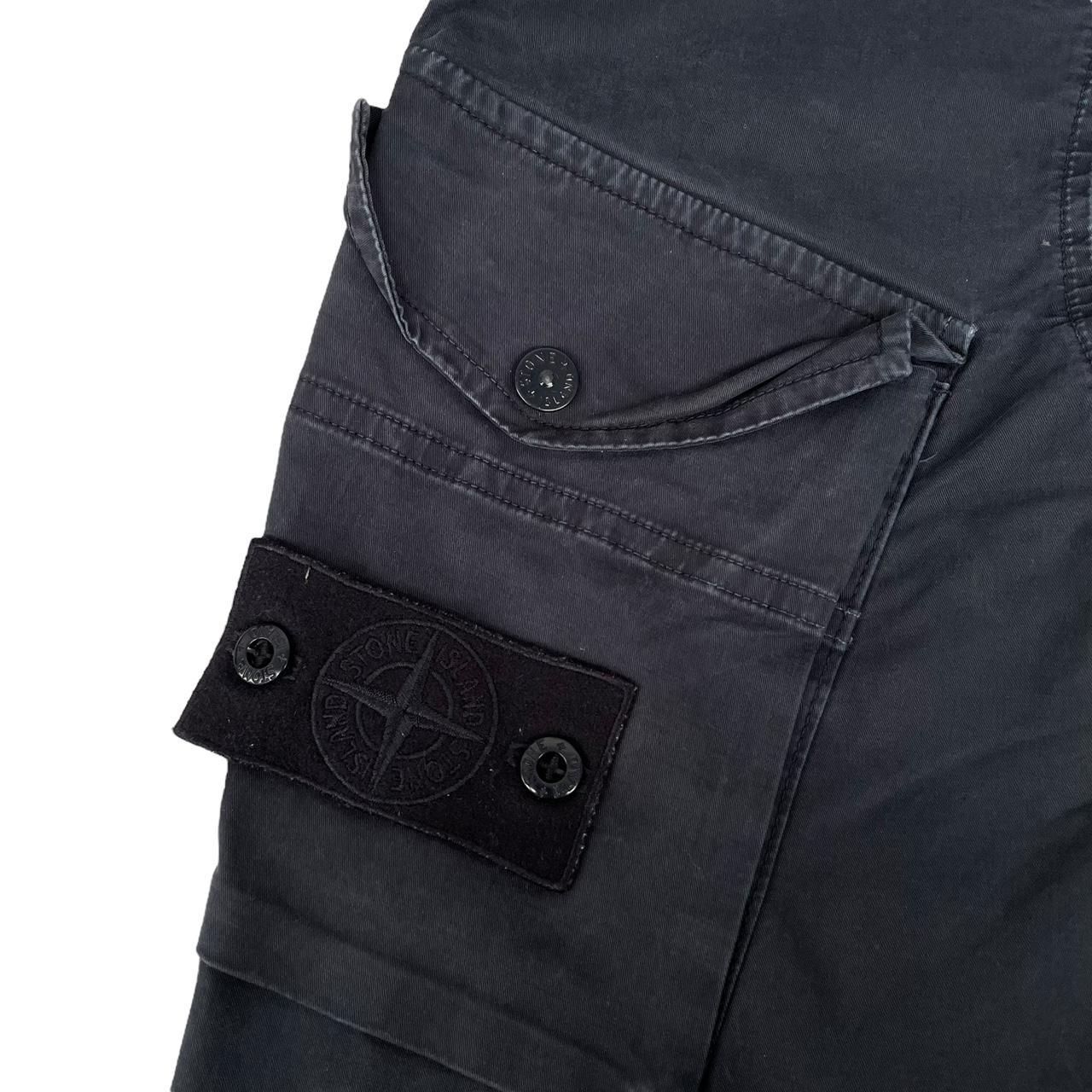 Stone Island Ghost SS 2020 Navy Blue RE-T Fit Cargo Trousers
