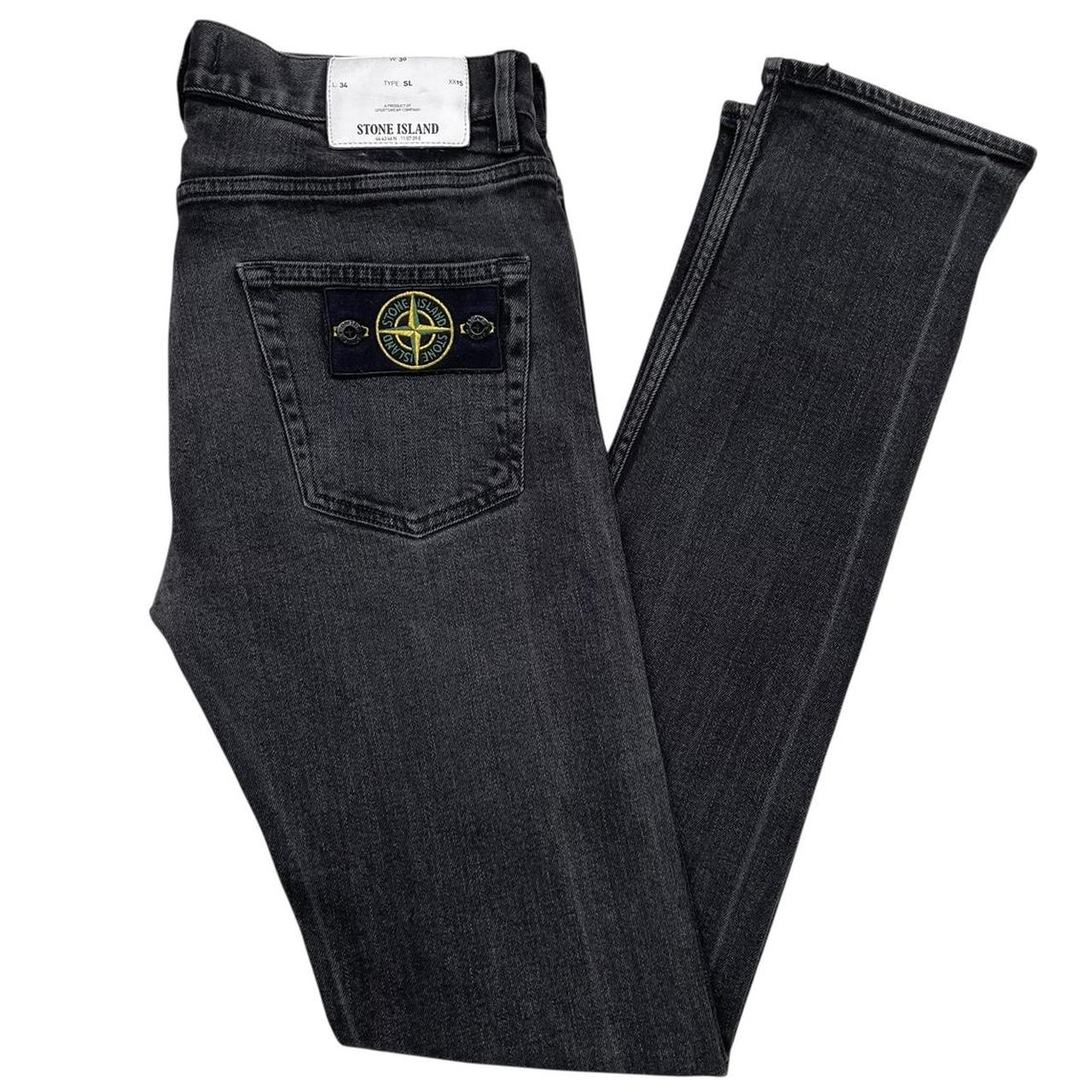 Stone Island AW 2016 Dark Grey Slim Fit Denim Jeans