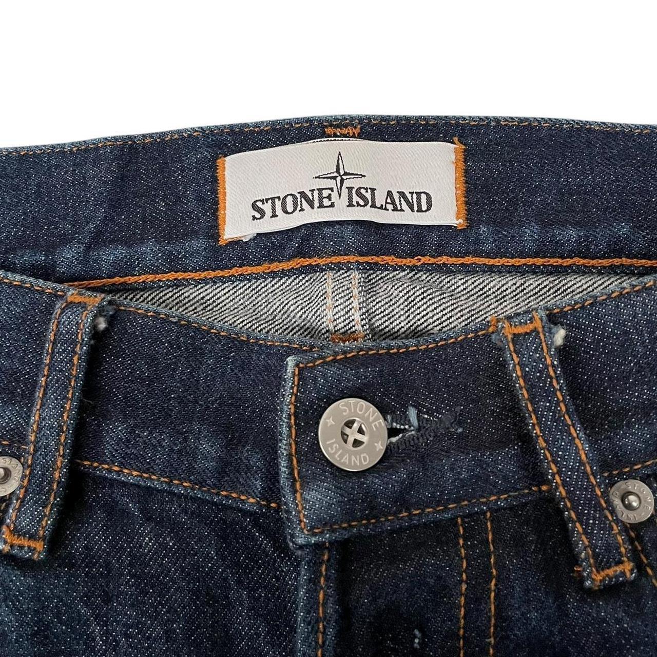 Stone Island AW 2015 Navy Blue Skinny Fit Denim Jeans