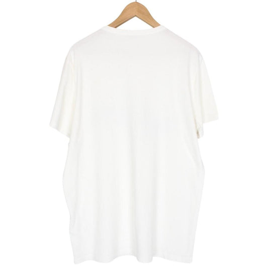 Moncler Maglia White Wave Logo Short Sleeve T-Shirt