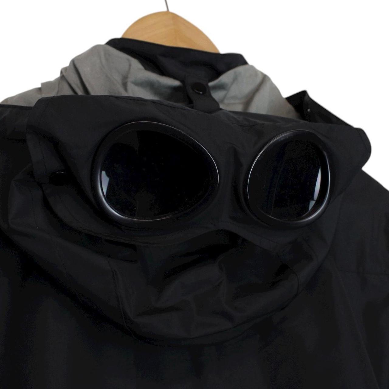 CP Company Micro-M Black Full Zip Nylon Goggle Jacket