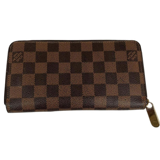 Louis Vuitton 2016 Brown Damier Ebene Zippy Wallet