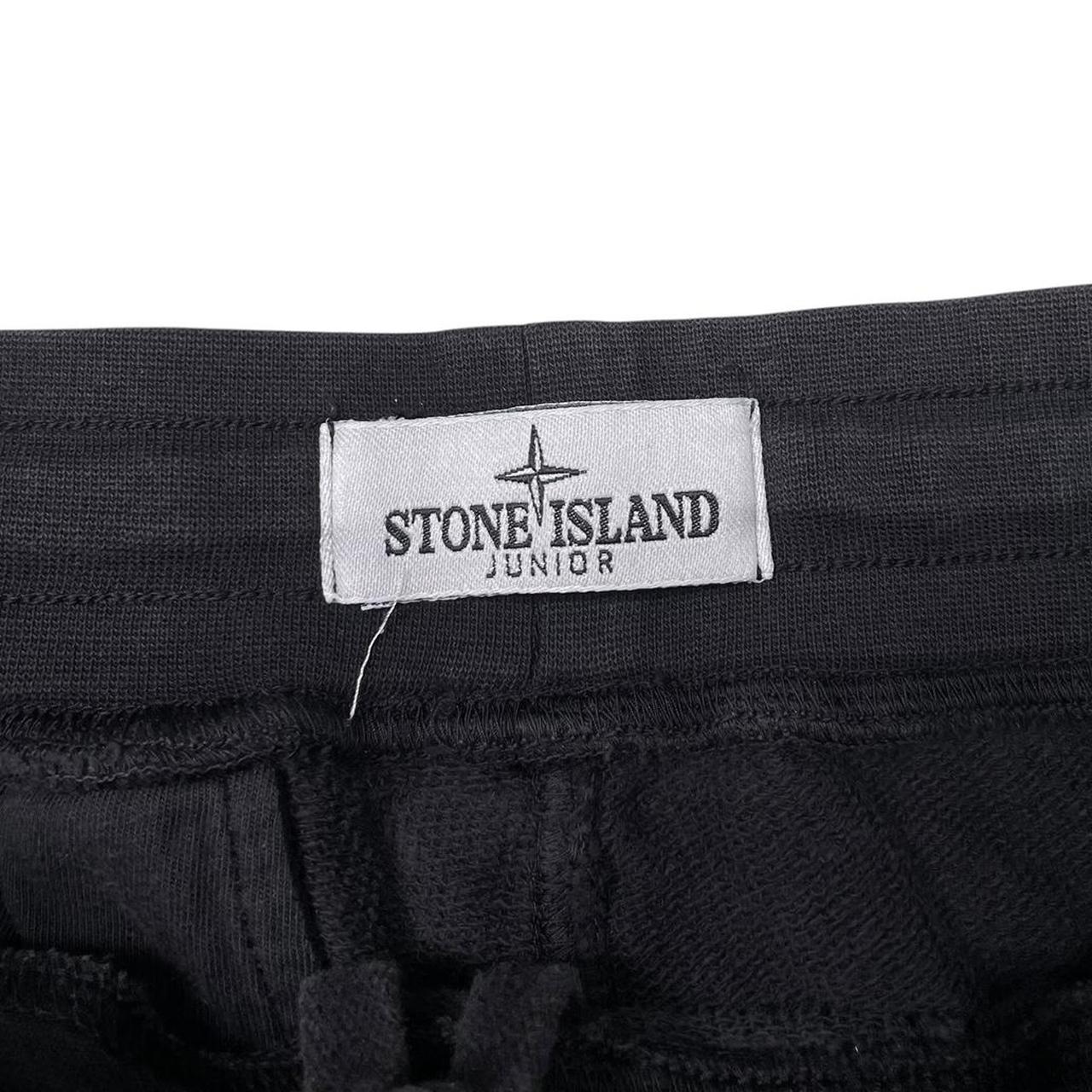 Stone Island SS 2022 Black Cotton Jogger Shorts