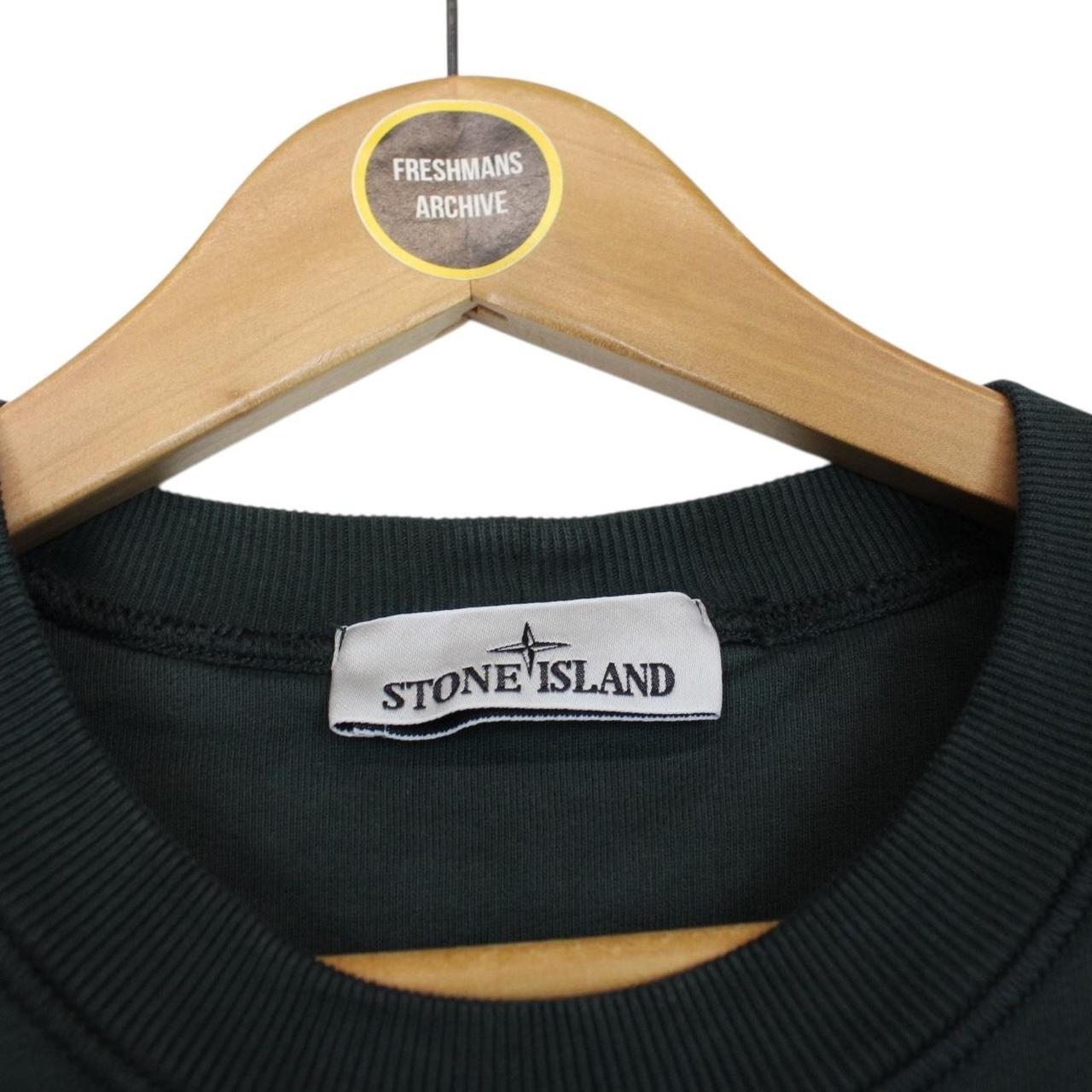 Stone Island AW 2022 Dark Green Cotton Sweatshirt Jumper
