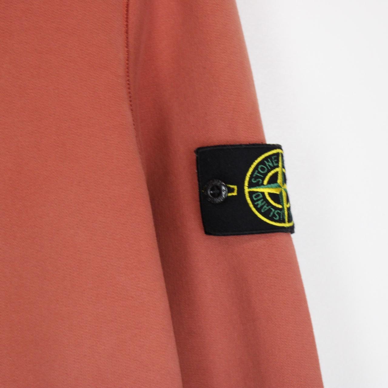 Stone Island AW 2019 Rust Orange Cotton Hoodie Jumper