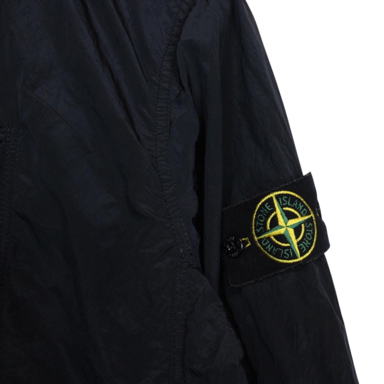 Stone Island SS 2018 Navy Blue Full Zip Nylon Metal Overshirt Jacket
