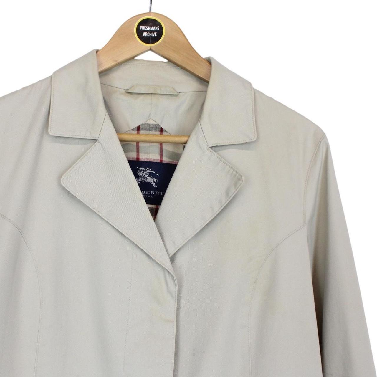 Burberry London Beige Single Breasted Trench Coat