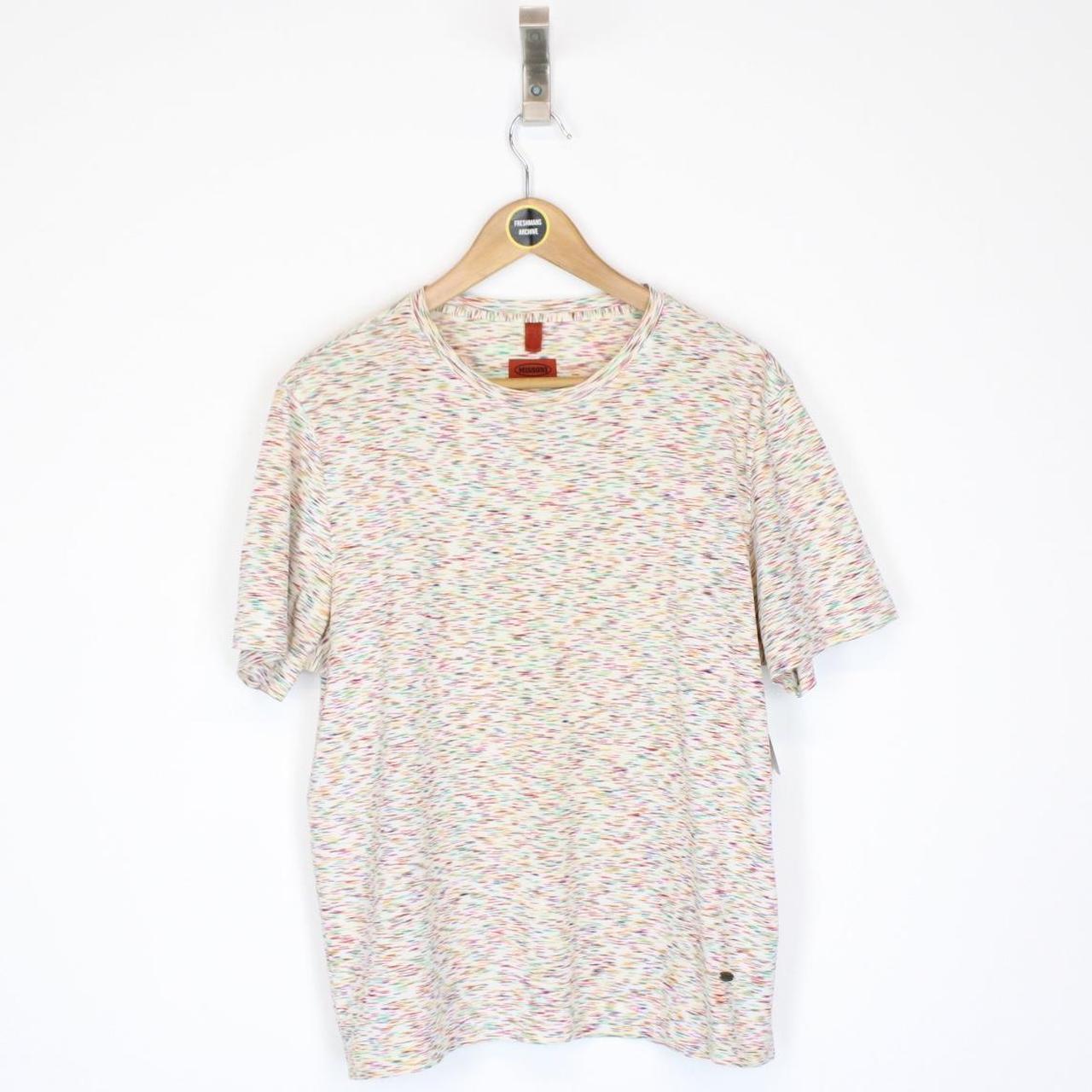 Missoni Multicoloured Short Sleeve Cotton T-Shirt