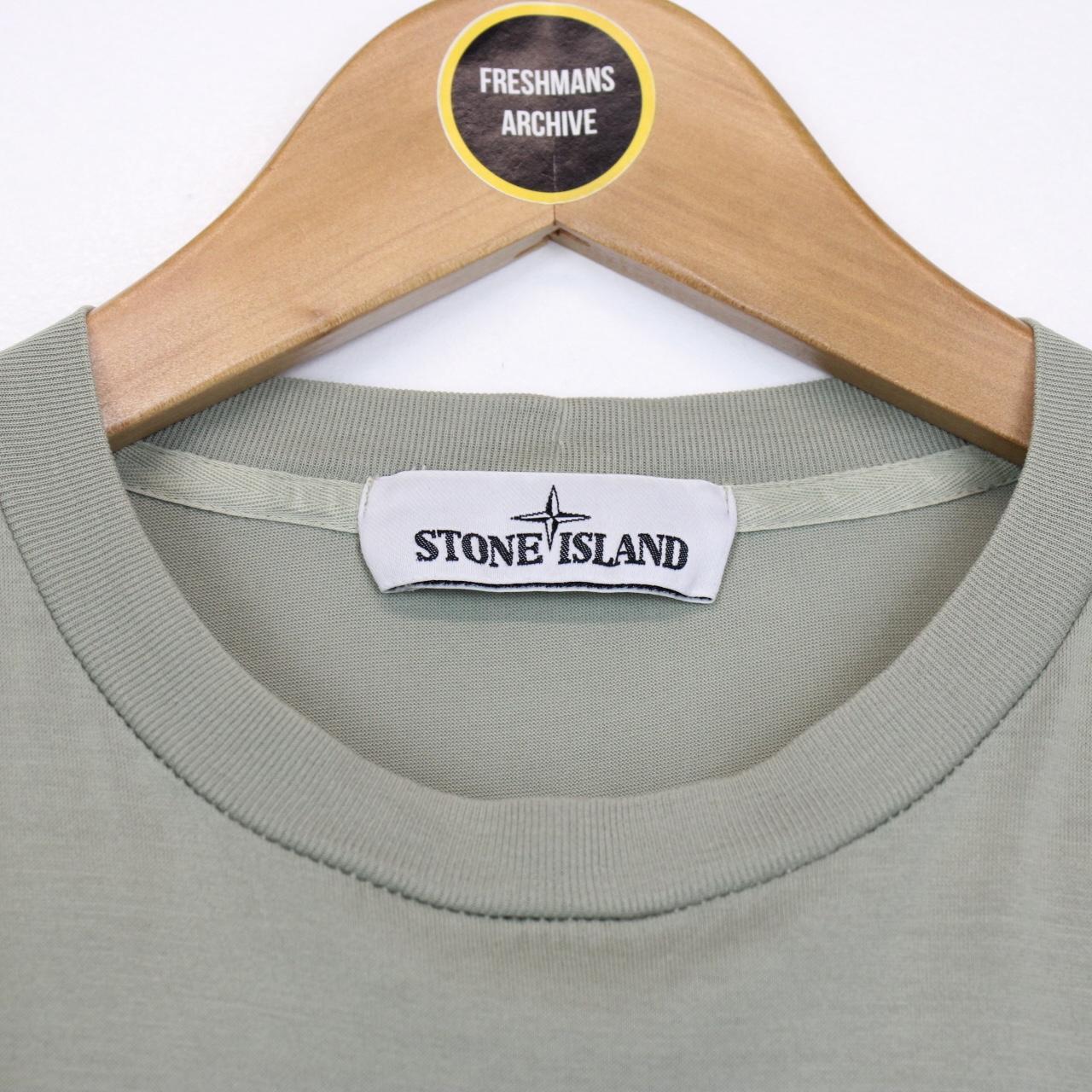 Stone Island SS 2019 Green Short Sleeve Compass T-Shirt