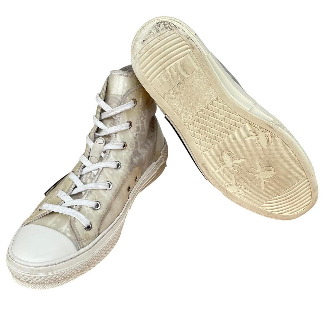 Christian Dior B23 White Oblique High Top Trainers