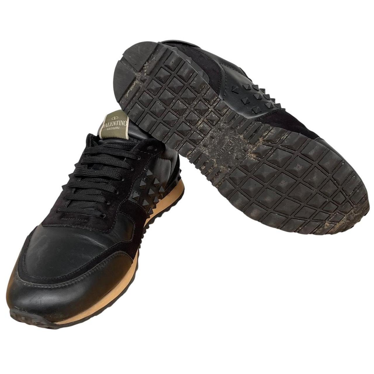 Valentino Garavani Rockrunner Black Camouflage Trainers