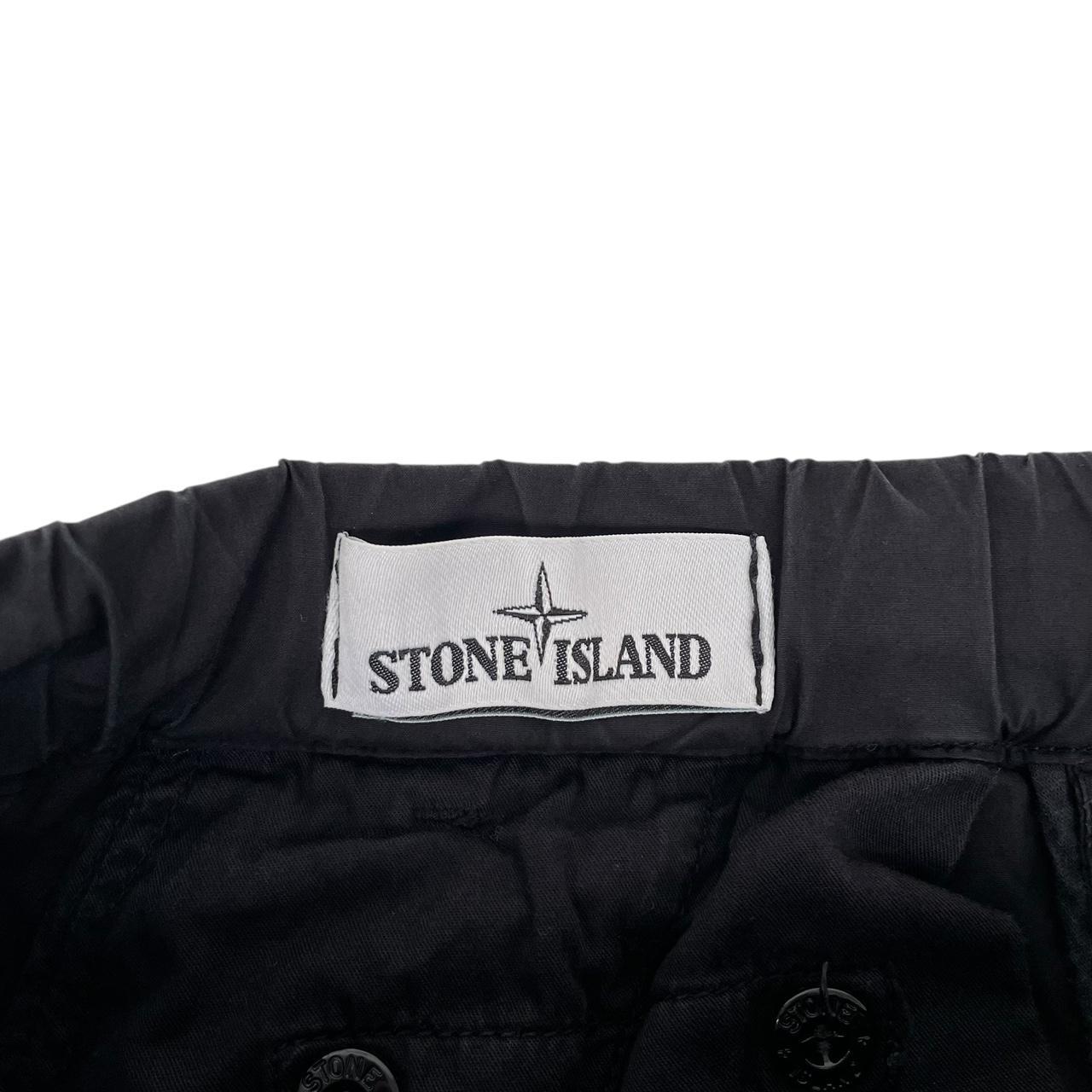 Stone Island SS 2018 Black RE-T Fit Cargo Trousers