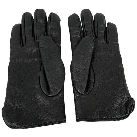 Mulberry Black Leather Gloves