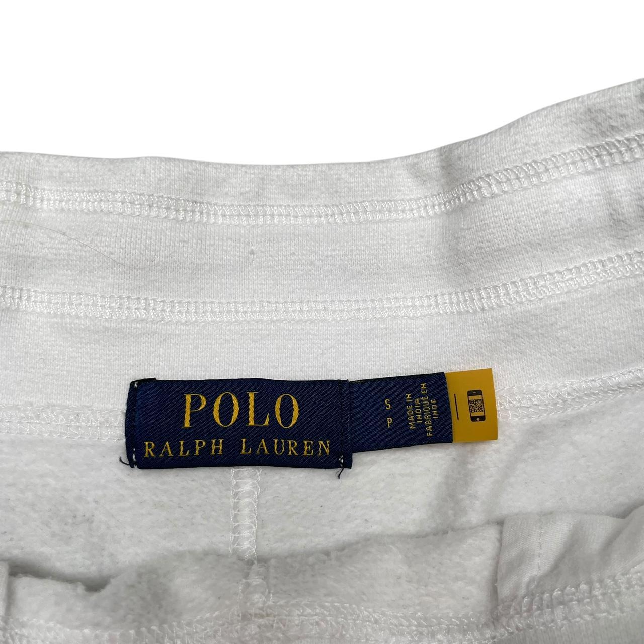 Polo Ralph Lauren White Cotton Jogger Shorts