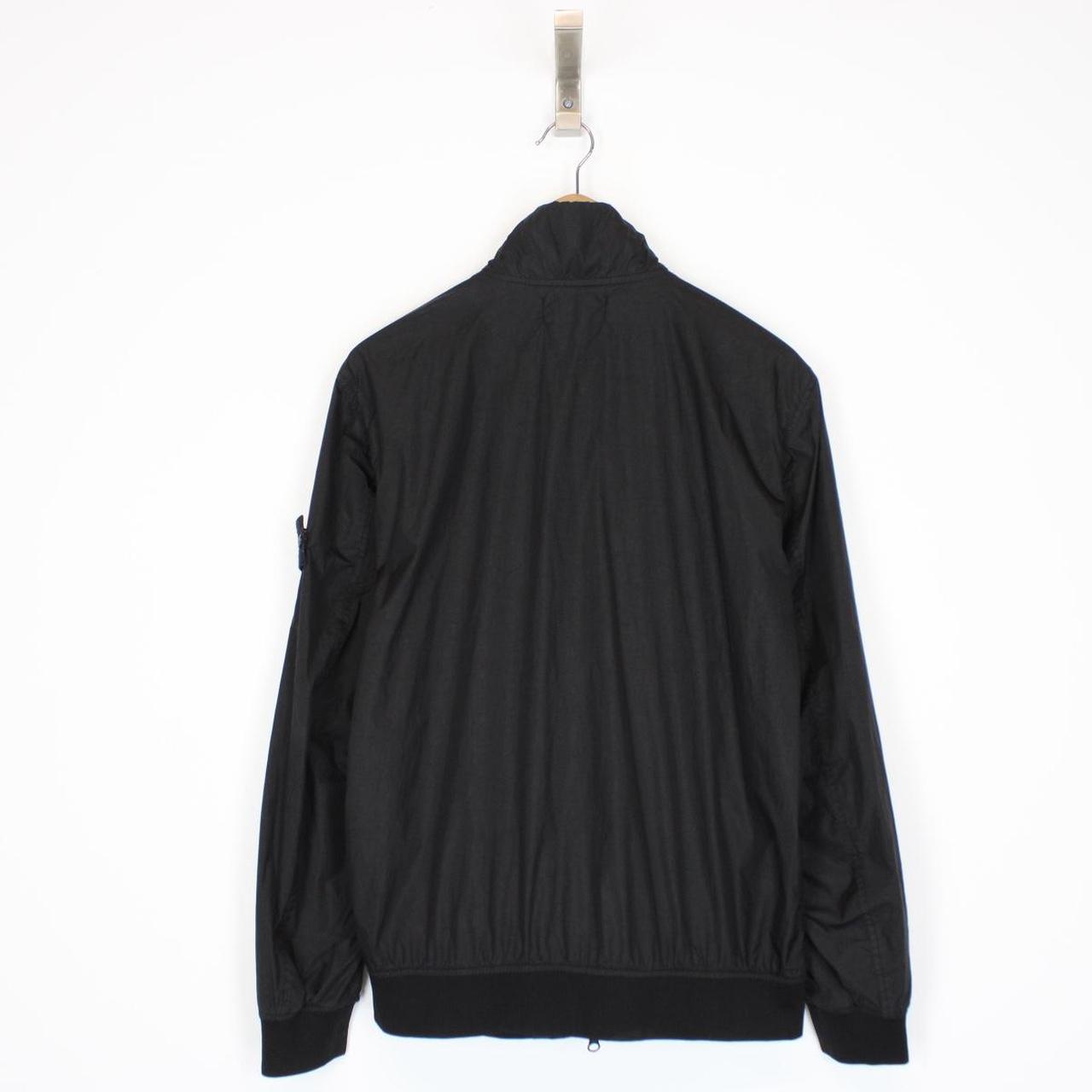 Stone Island SS 2023 Black Garment Dyed Crinkle Reps NY Jacket