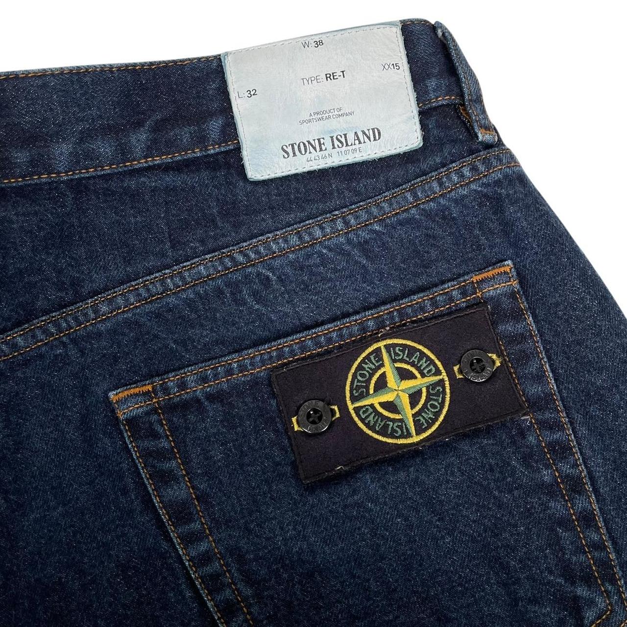 Stone Island AW 2018 Navy Blue RE-T Fit Denim Jeans