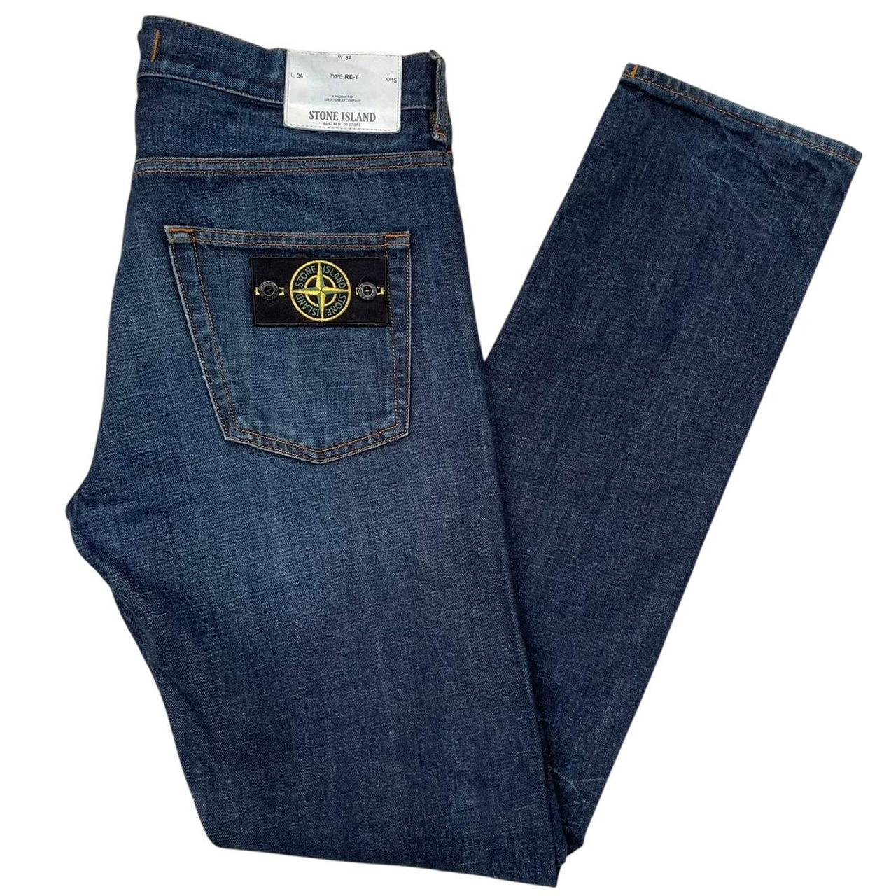 Stone Island SS 2013 Navy Blue RE-T Fit Denim Jeans
