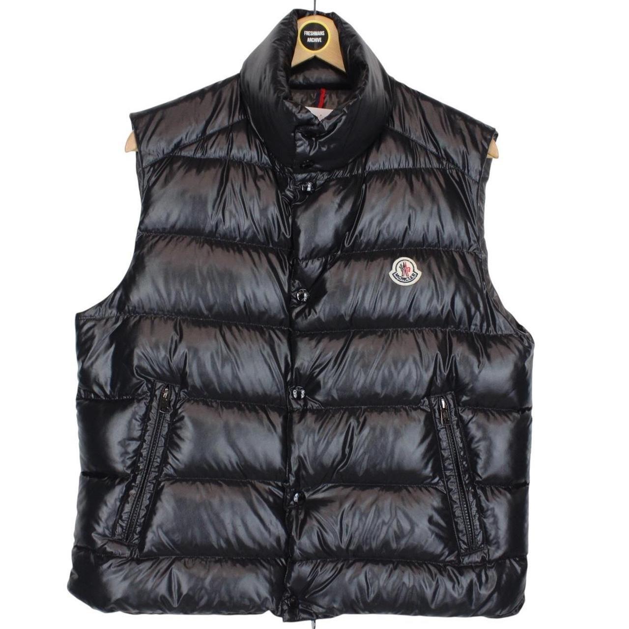 Moncler Black Down Tib Gilet / Bodywarmer Jacket