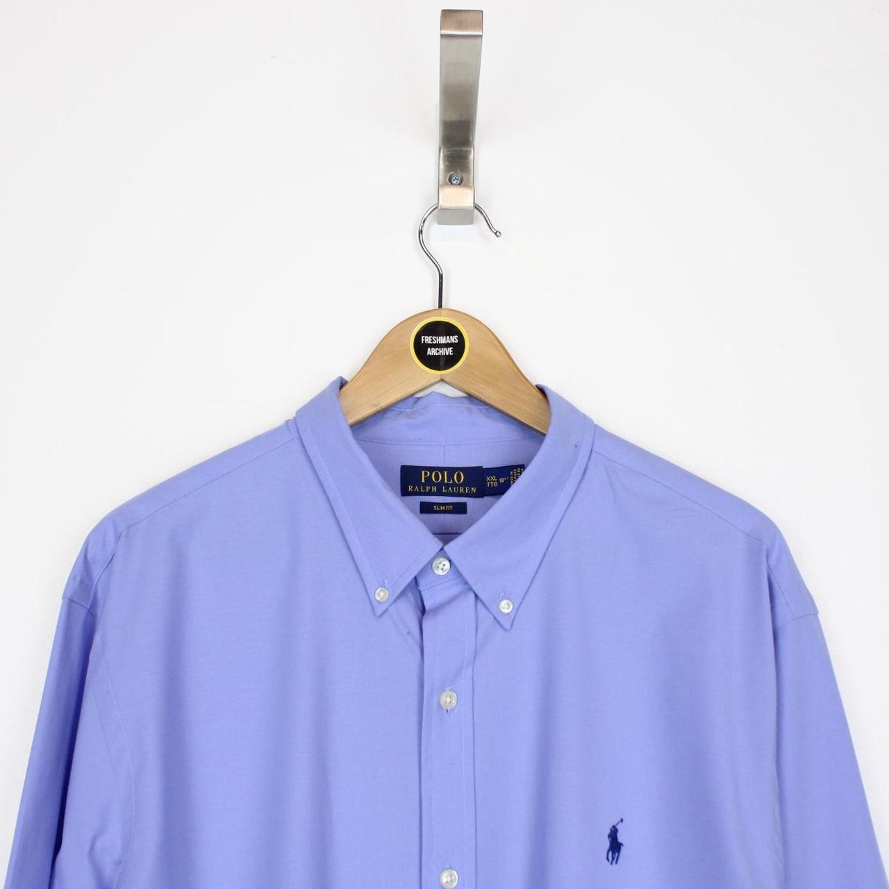 Polo Ralph Lauren Blue Long Sleeve Cotton Poplin Shirt