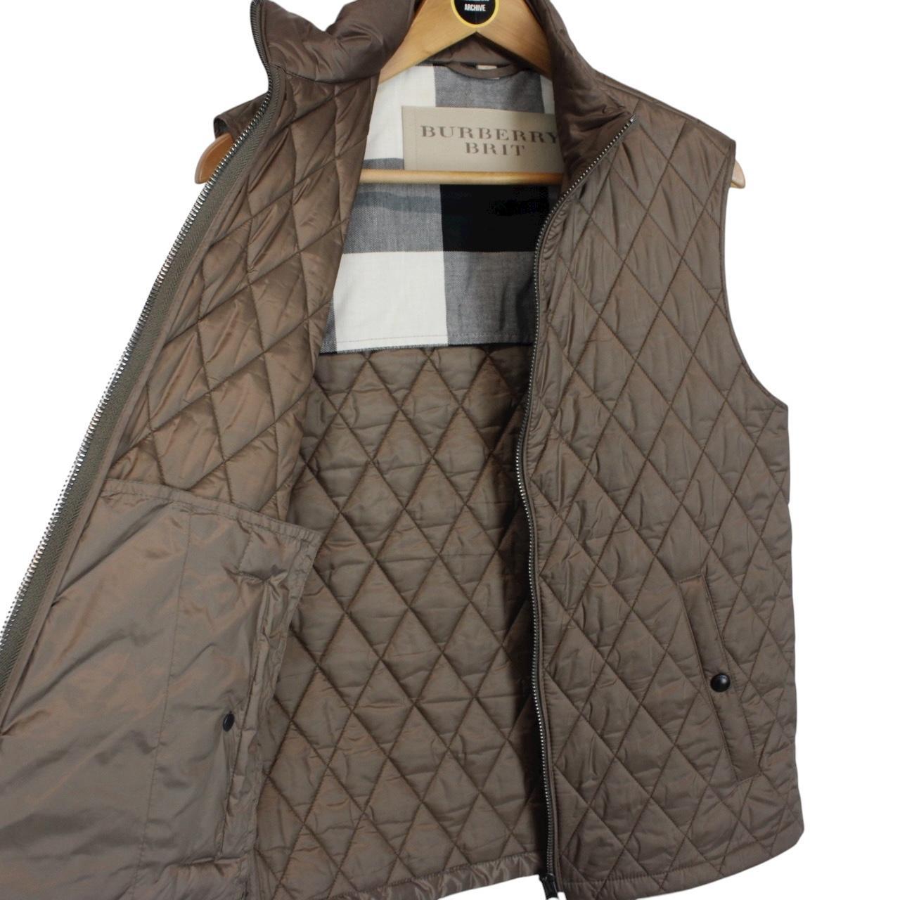 Burberry Brit Brown Quilted Gilet / Bodywarmer