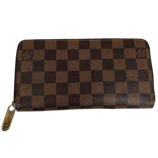 Louis Vuitton 2016 Brown Damier Ebene Zippy Wallet