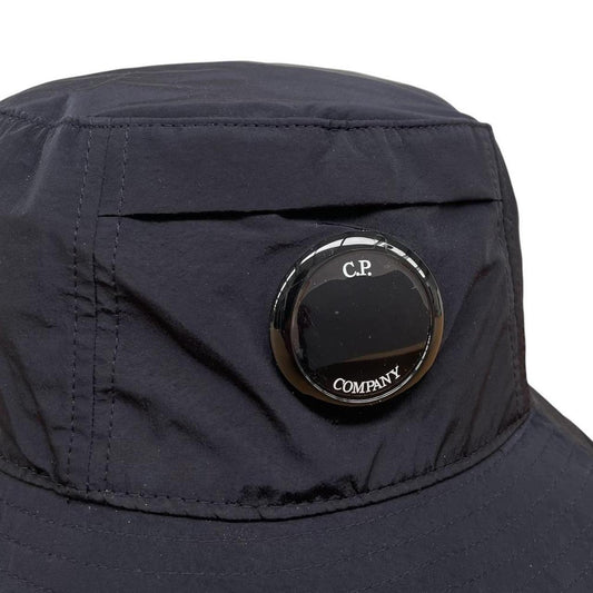 CP Company Navy Blue Chrome-R Nylon Lens Bucket Hat