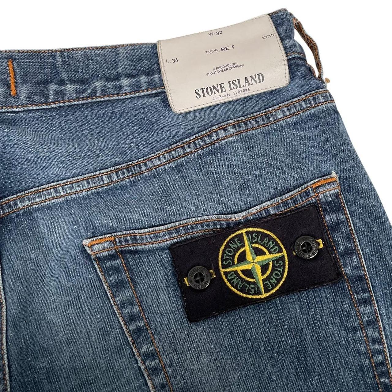 Stone Island AW 2014 Blue RE-T Fit Denim Jeans