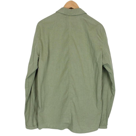 Stone Island SS 2019 Green Full Zip Cotton/Nylon Overshirt Jacket