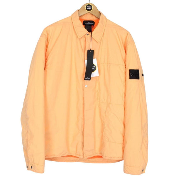 Stone Island Shadow Project SS 2022 Orange Padded Overshirt Jacket