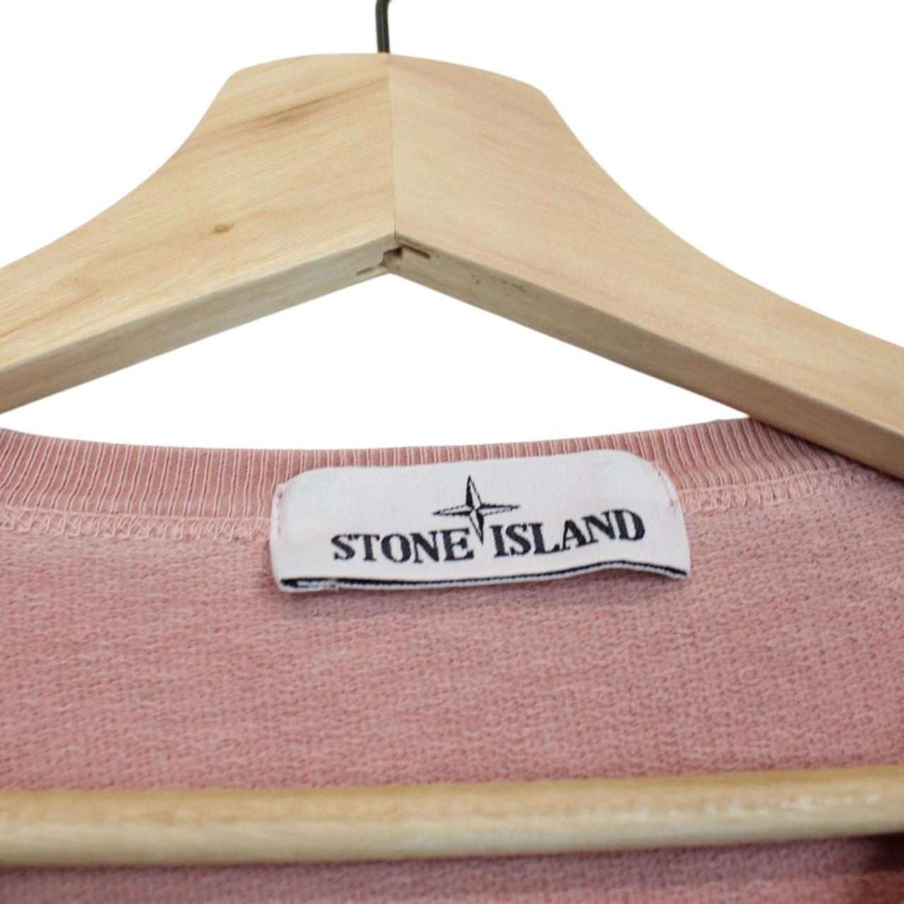 Stone Island SS 2021 Rose Pink Cotton Sweatshirt Jumper
