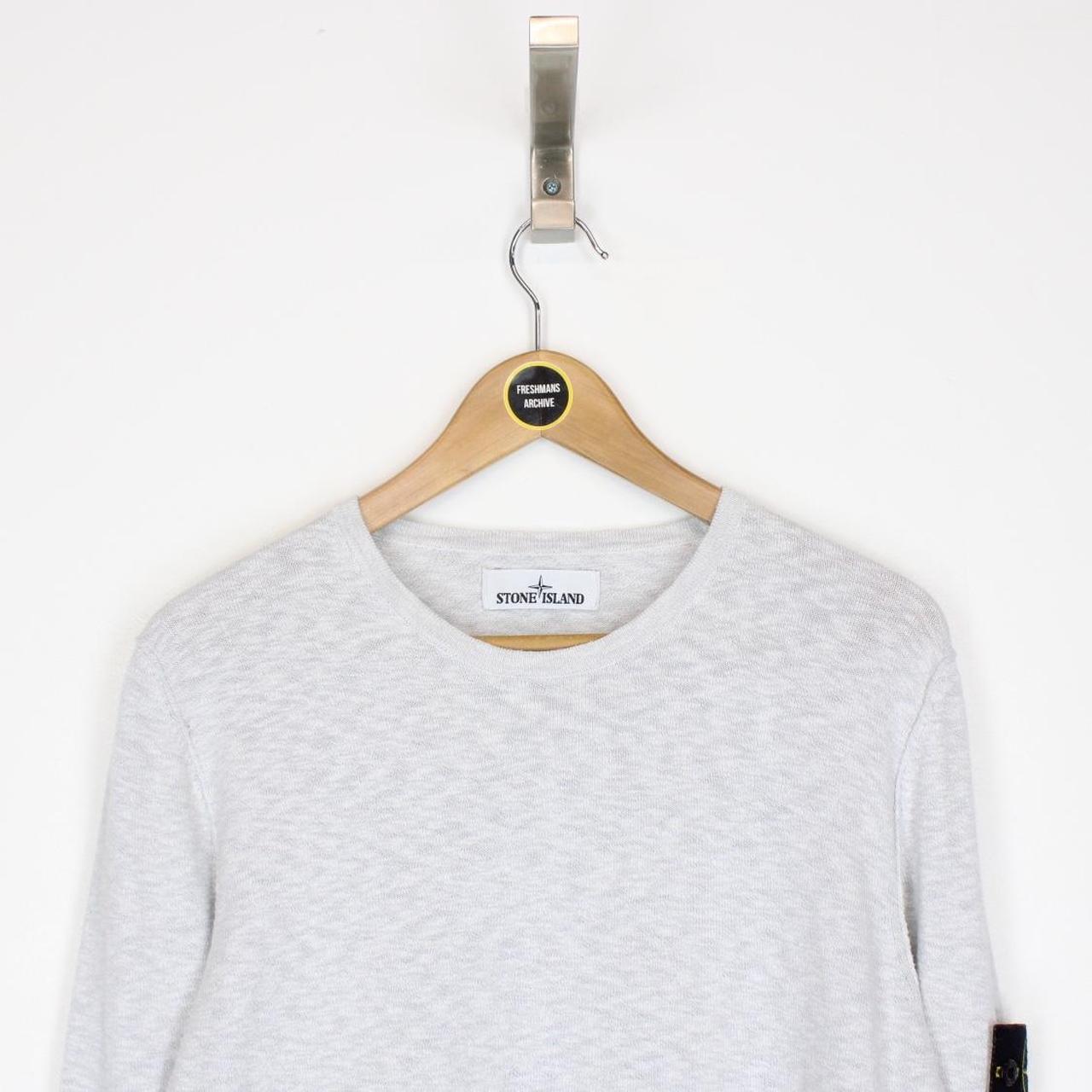 Stone Island SS 2016 Grey Thin Cotton Knit Sweatshirt – Freshmans 