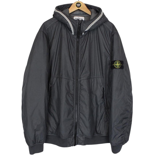 Stone Island AW 2020 Grey Garment Dyed Crinkle Reps NY Primaloft Jacket