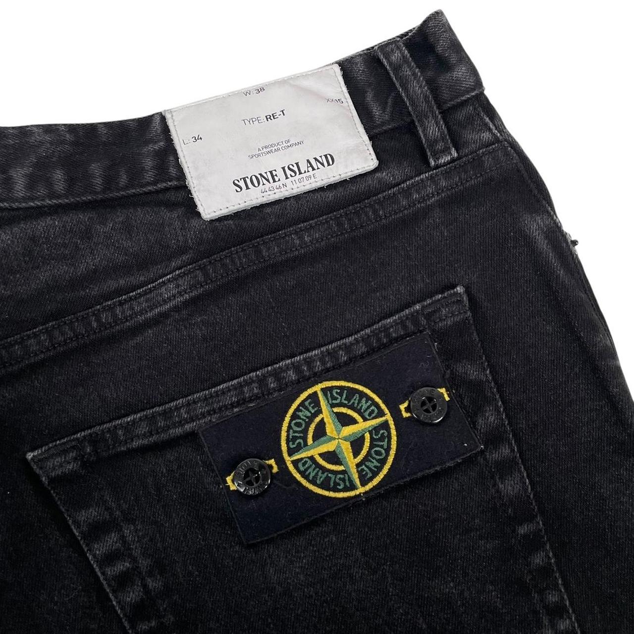 Stone Island SS 2017 Black RE-T Fit Denim Jeans