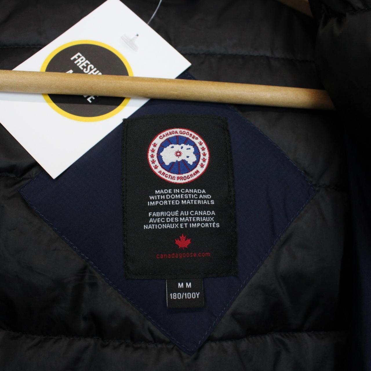 Canada Goose Lodge Hoody Navy Blue Full Zip Down Jacket