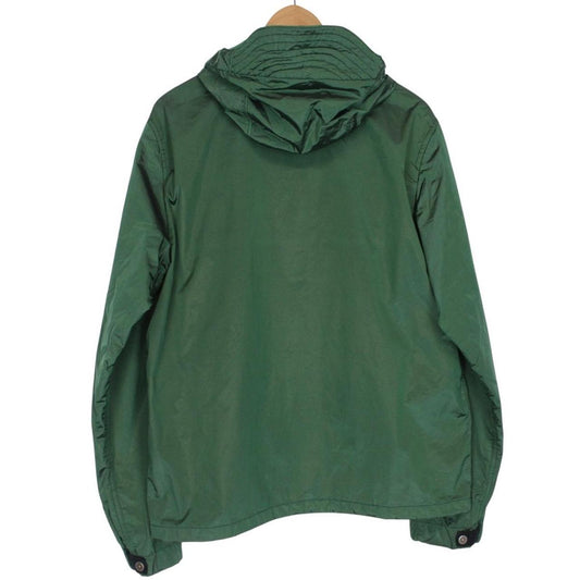 Vintage Stone Island SS 2008 Green Nylon Metal Hooded Jacket
