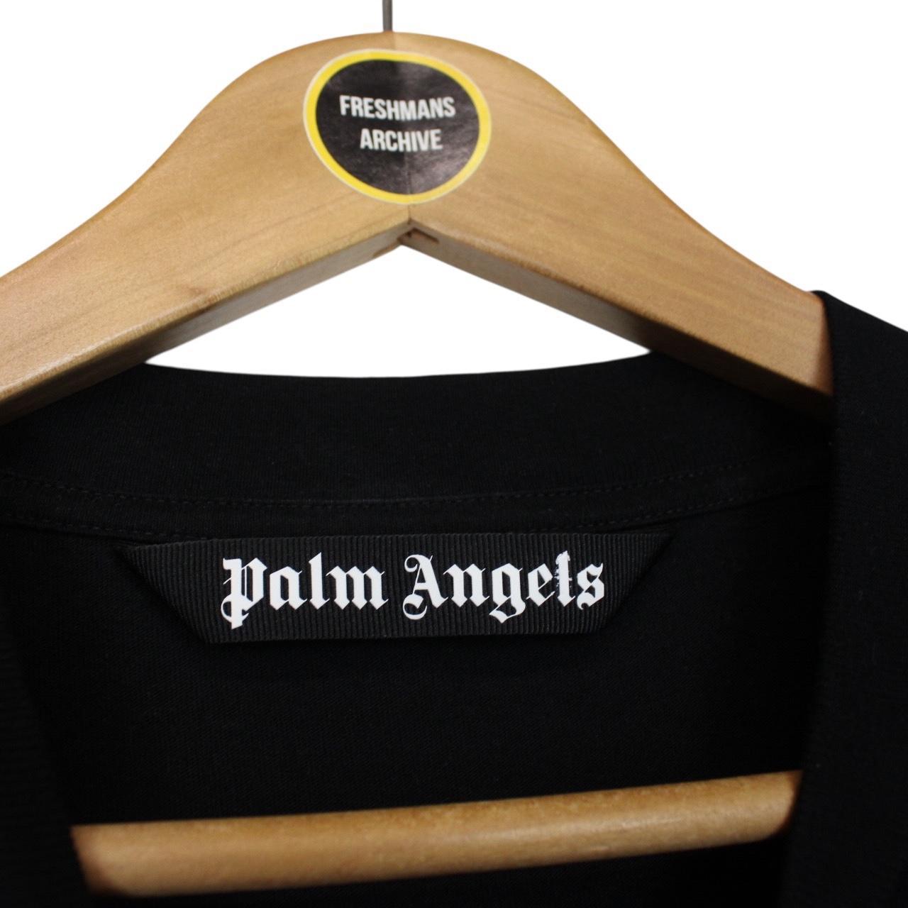 Palm Angels Kill Bear Print Black Short Sleeve Cotton T-Shirt