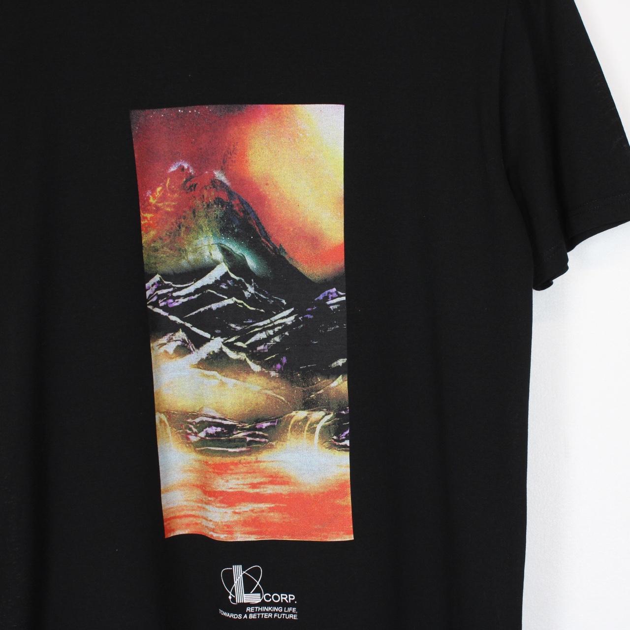 Lanvin Black Graphic Print Short Sleeve T-Shirt