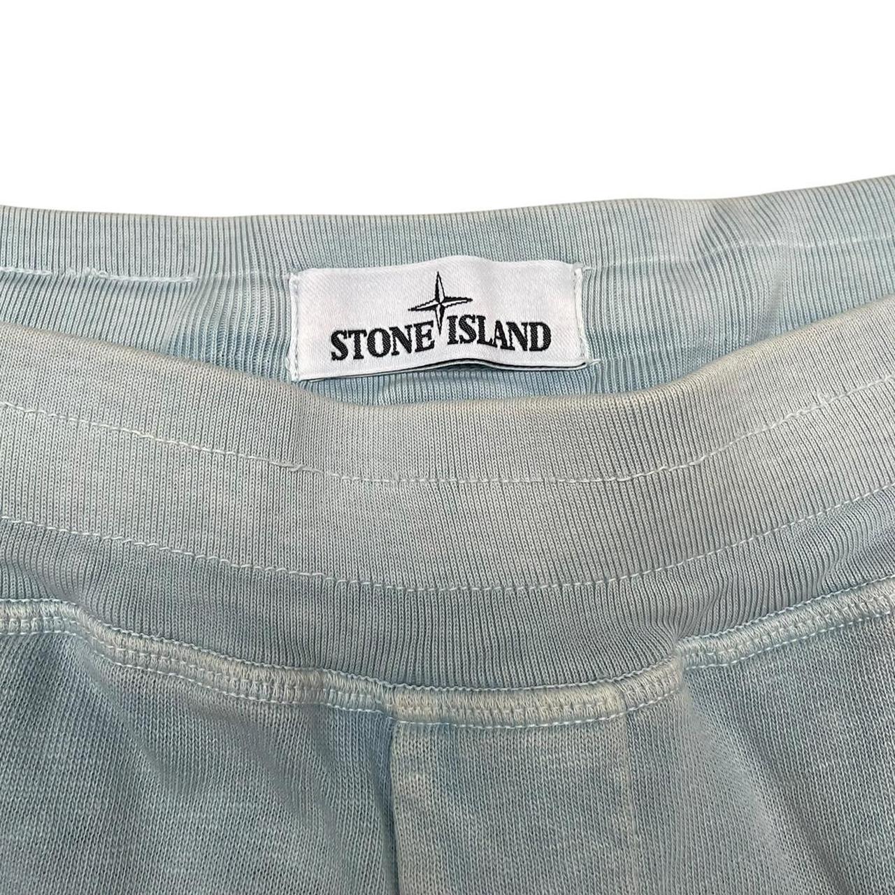 Stone Island SS 2017 Light Blue Cotton Jogger Shorts