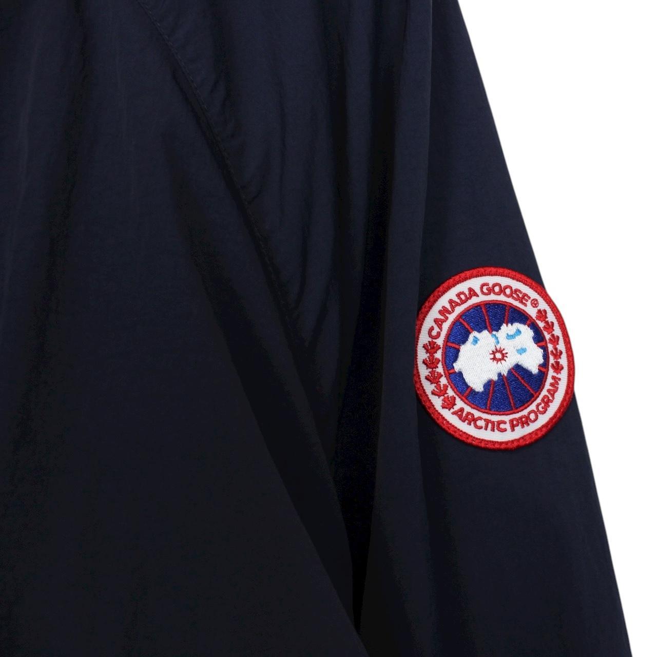 Canada Goose Navy Blue Faber Lightweight Hooded Nylon Jacket
