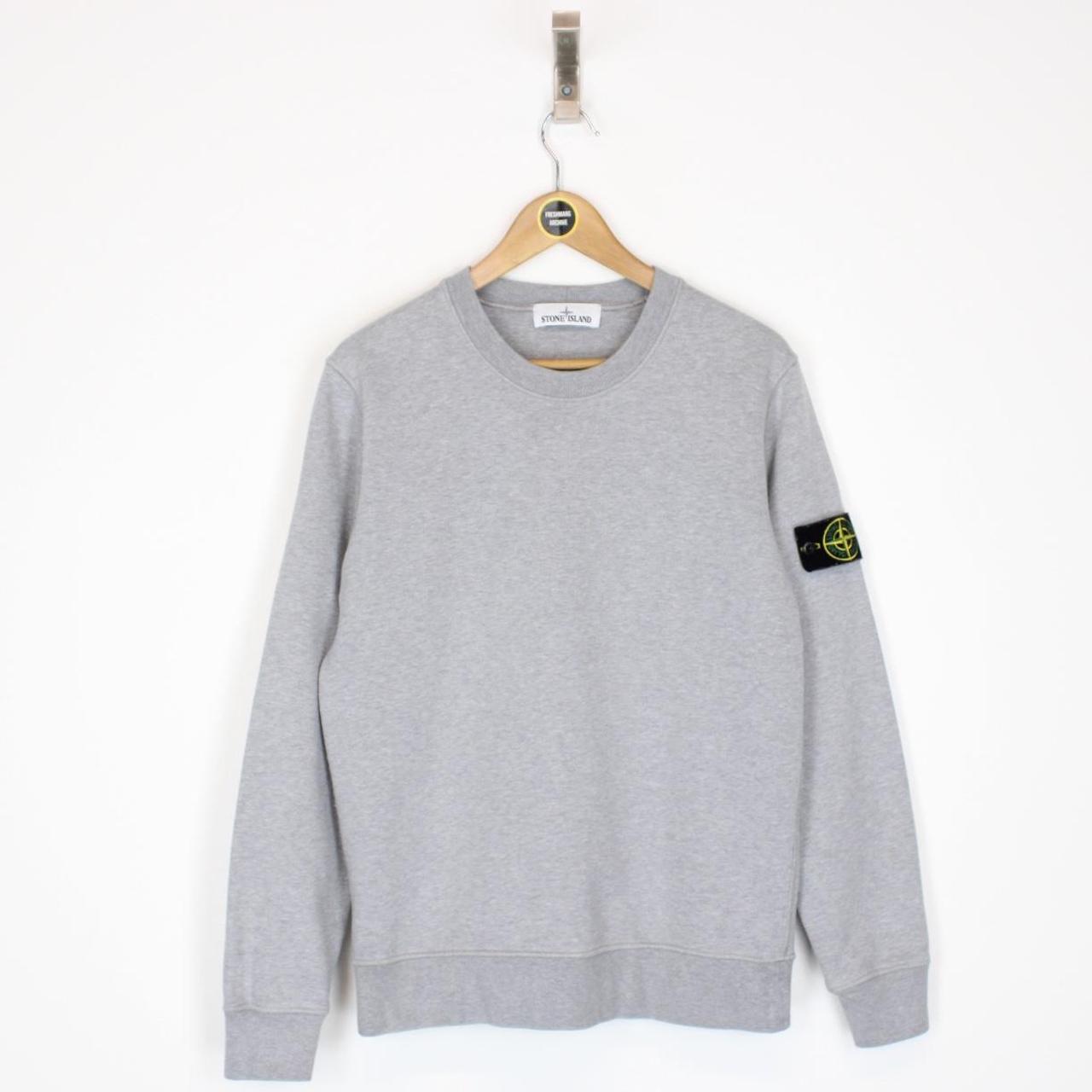 Stone Island AW 2020 Grey Cotton Sweatshirt Jumper