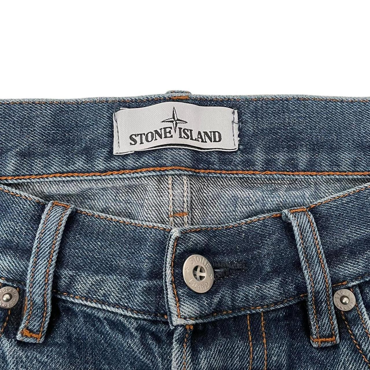 Stone Island SS 2017 Navy Blue Slim Fit Denim Jeans