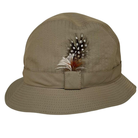 Vintage 80s Burberry Khaki Green Nova Check Cotton Bucket Hat