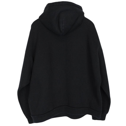 Balenciaga Black Slime Logo Print Oversized Hoodie