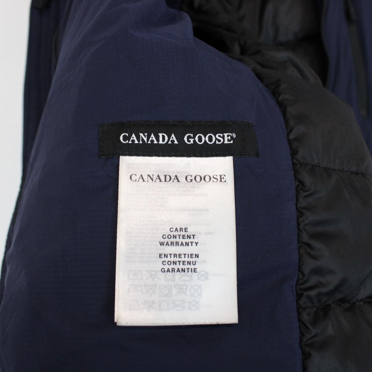 Canada Goose Lodge Hoody Navy Blue Full Zip Down Jacket