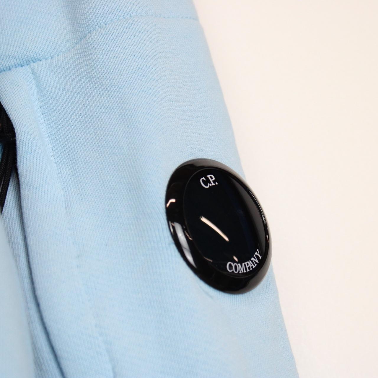 CP Company Light Blue Goggle Lens Cotton Sweatshirt Jumper