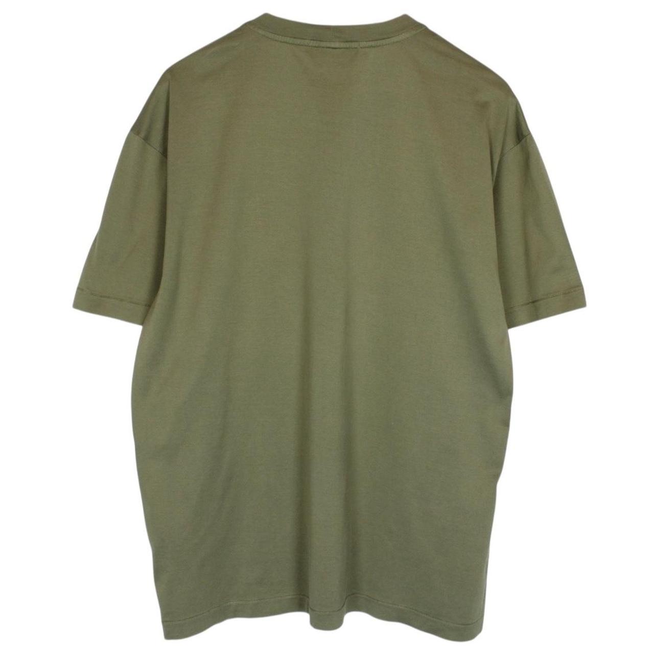 Stone Island Green Short Sleeve Cotton Compass T-Shirt
