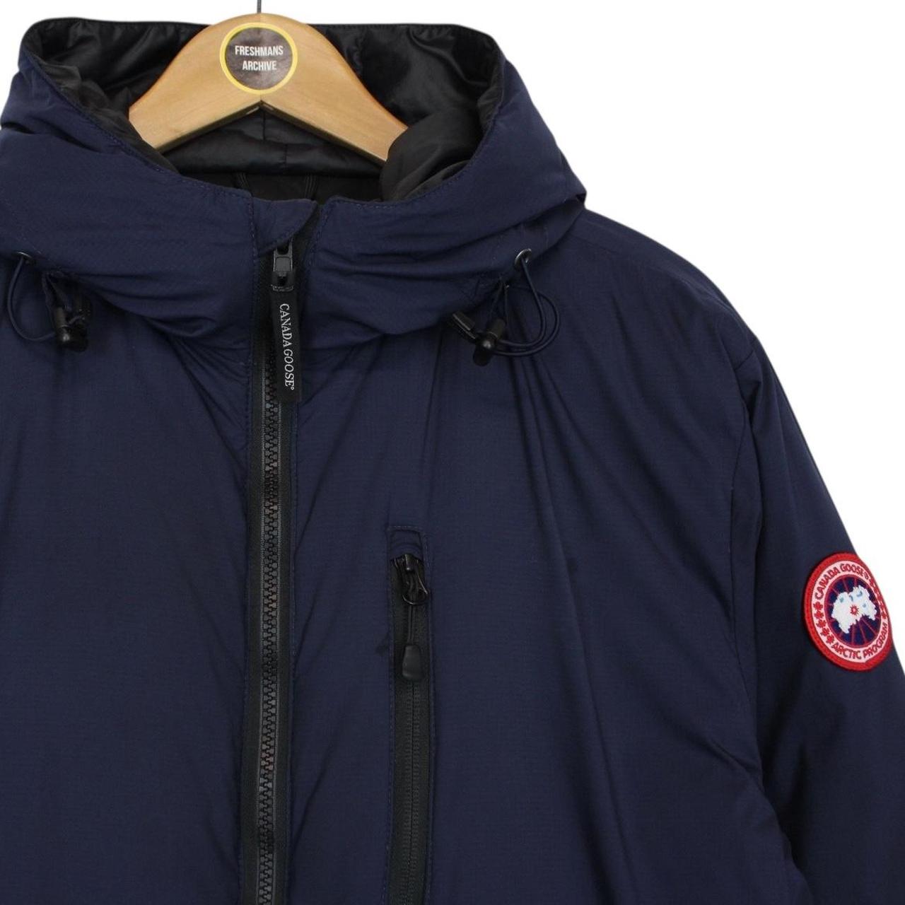 Canada Goose Lodge Hoody Navy Blue Full Zip Down Jacket