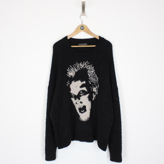 Amiri Lost Boys Black and White Oversized Sweatshirt Jumper